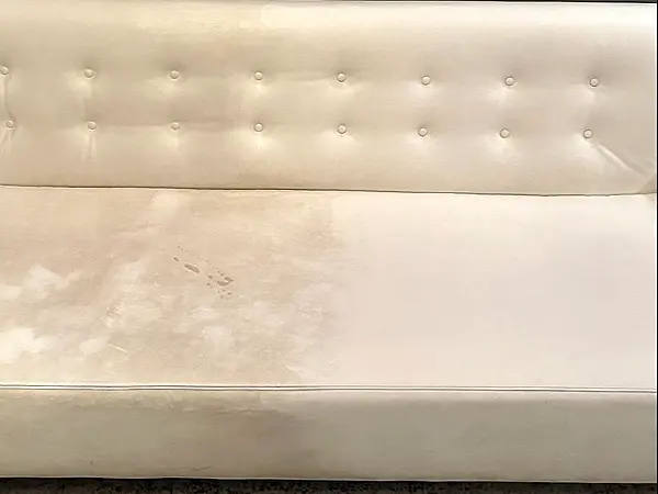 Upholstery before and after cleaning - result 13