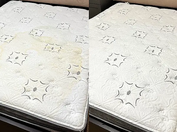 Upholstery before and after cleaning - result 15