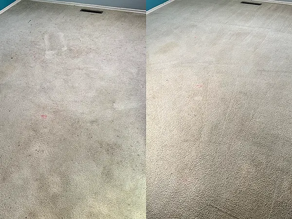 Upholstery before and after cleaning - result 18