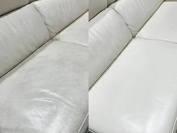 Upholstery before and after cleaning - result 9
