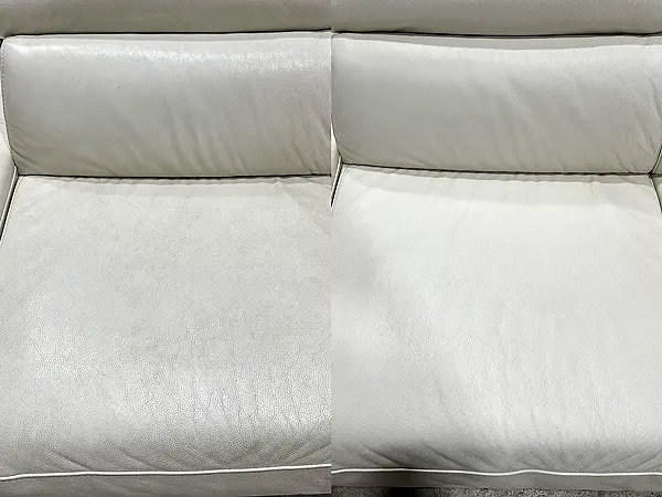 Upholstery before and after cleaning - result 8