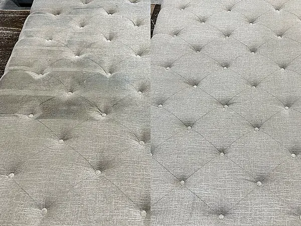 Upholstery before and after cleaning - result 17